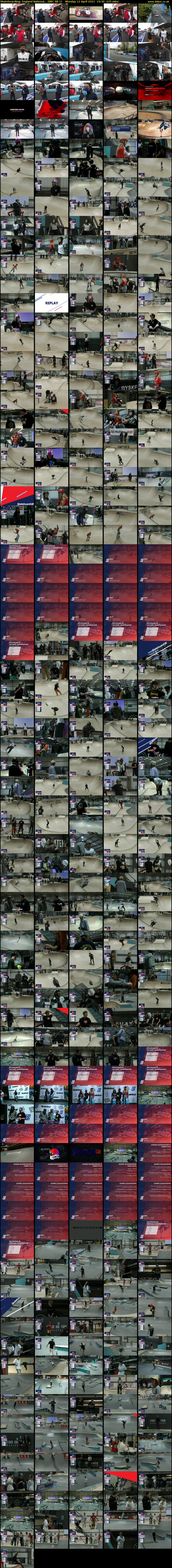 Skateboarding: England National... (BBC RB 1) Monday 12 April 2021 19:30 - 23:15
