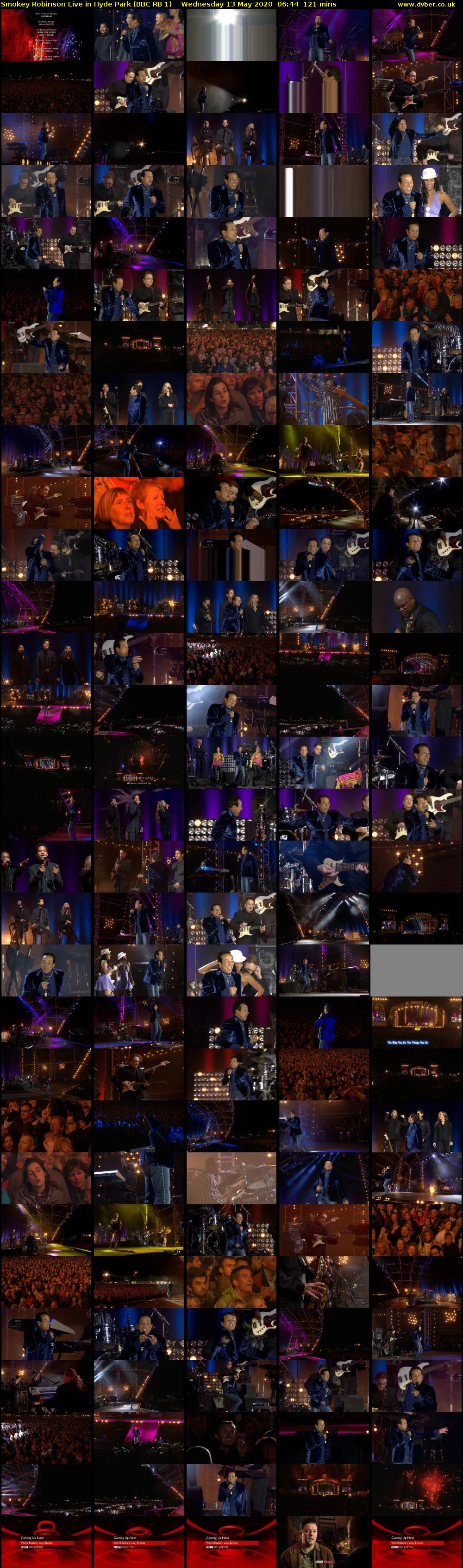 Smokey Robinson Live in Hyde Park (BBC RB 1) Wednesday 13 May 2020 06:44 - 08:45