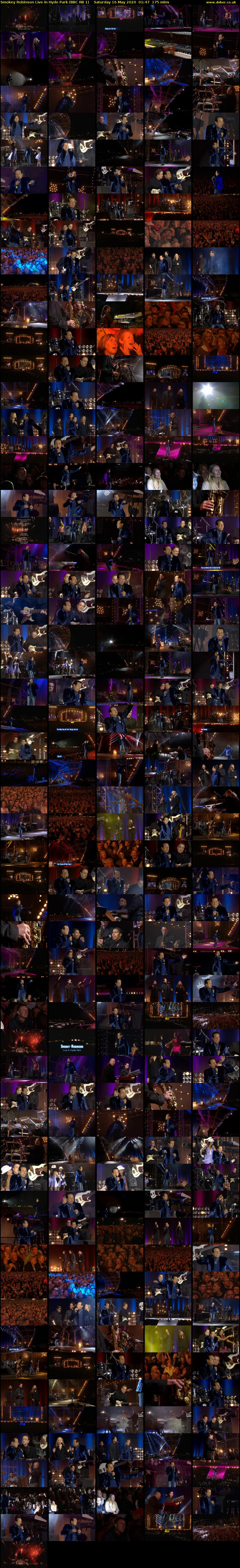 Smokey Robinson Live in Hyde Park (BBC RB 1) Saturday 16 May 2020 01:47 - 04:42