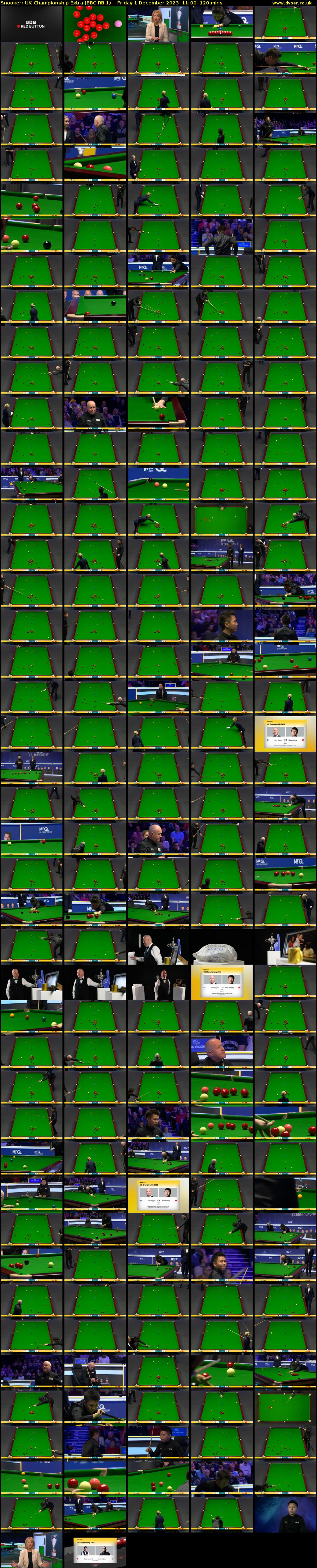 Snooker: UK Championship Extra (BBC RB 1) Friday 1 December 2023 11:00 - 13:00