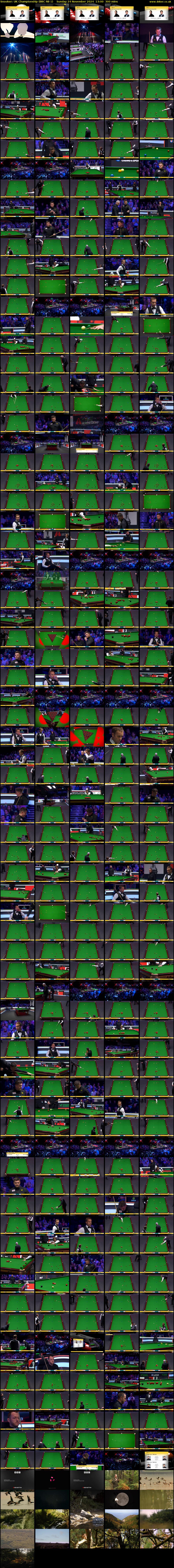 Snooker: UK Championship (BBC RB 1) Sunday 24 November 2024 13:00 - 18:00