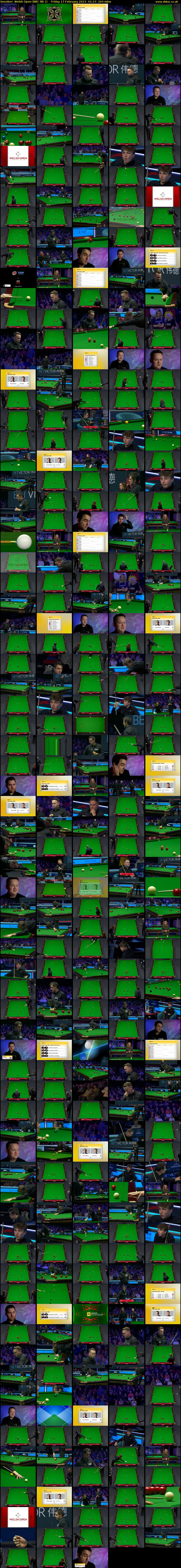 Snooker: Welsh Open (BBC RB 1) Friday 17 February 2023 01:23 - 05:47