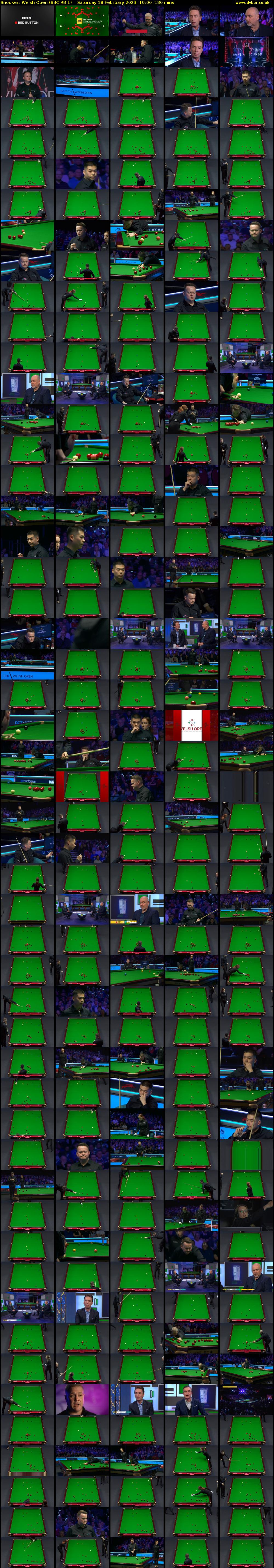 Snooker: Welsh Open (BBC RB 1) Saturday 18 February 2023 19:00 - 22:00