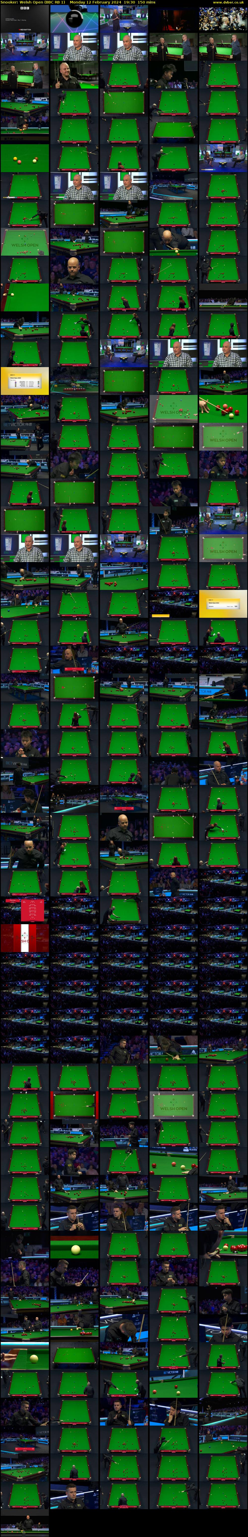 Snooker: Welsh Open (BBC RB 1) Monday 12 February 2024 19:30 - 22:00