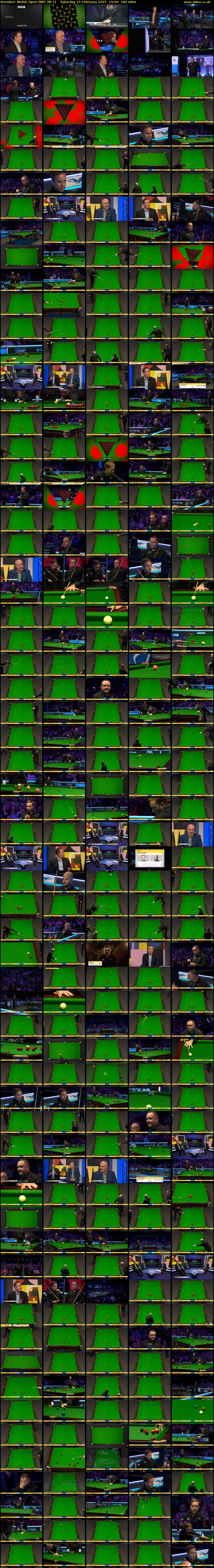 Snooker: Welsh Open (BBC RB 1) Saturday 15 February 2025 19:00 - 22:00