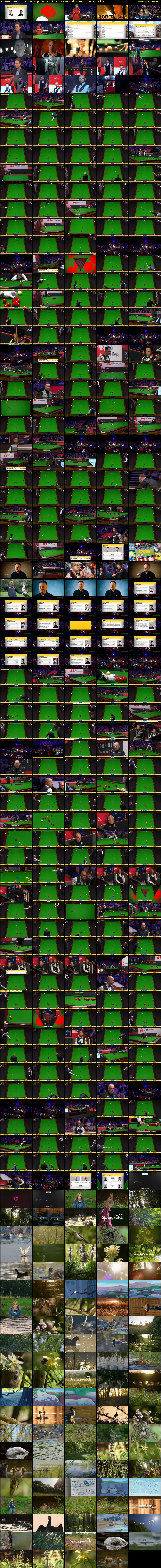 Snooker: World Championship (BBC RB 1) Friday 24 April 2026 10:00 - 14:00