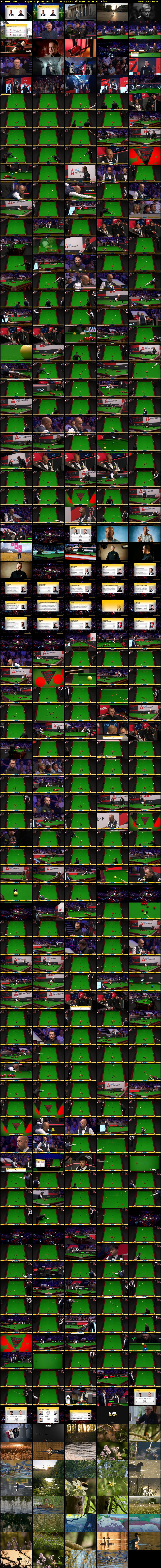 Snooker: World Championship (BBC RB 1) Tuesday 28 April 2026 10:00 - 14:00