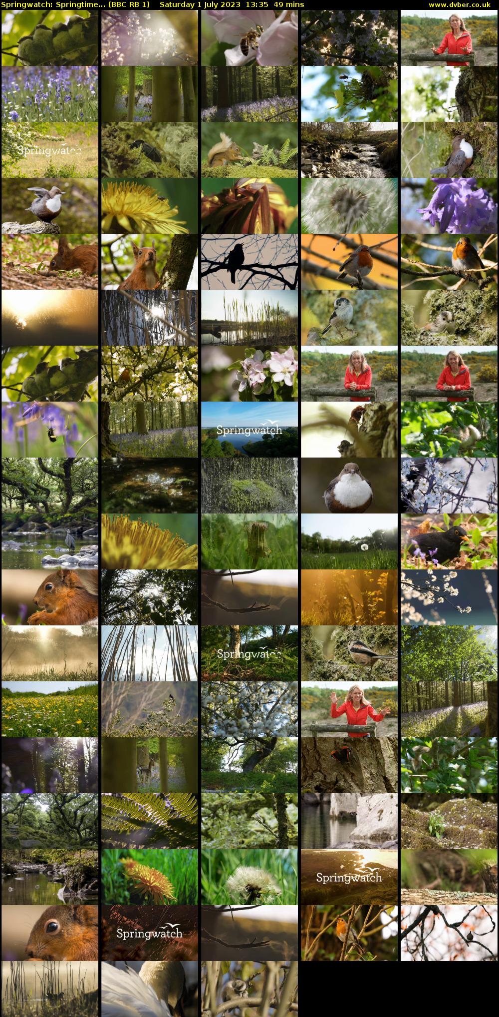 Springwatch: Springtime... (BBC RB 1) Saturday 1 July 2023 13:35 - 14:24