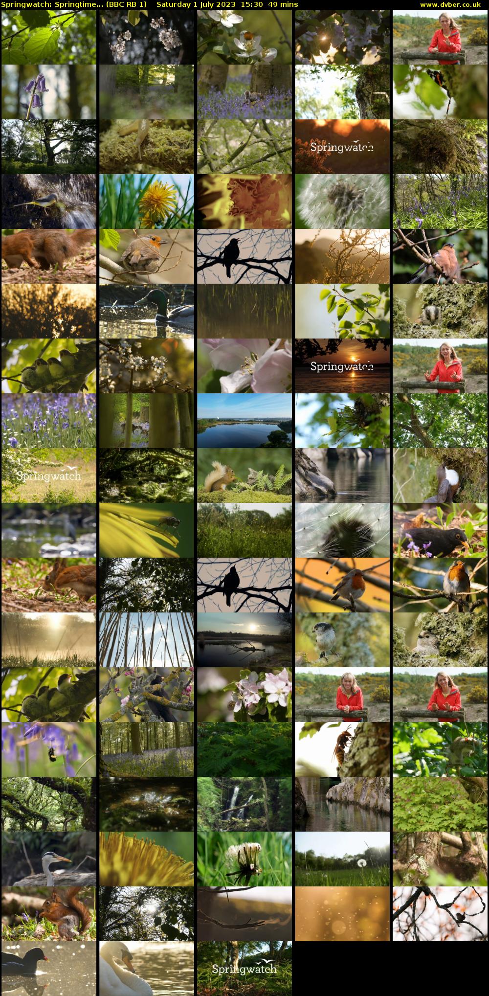 Springwatch: Springtime... (BBC RB 1) Saturday 1 July 2023 15:30 - 16:19