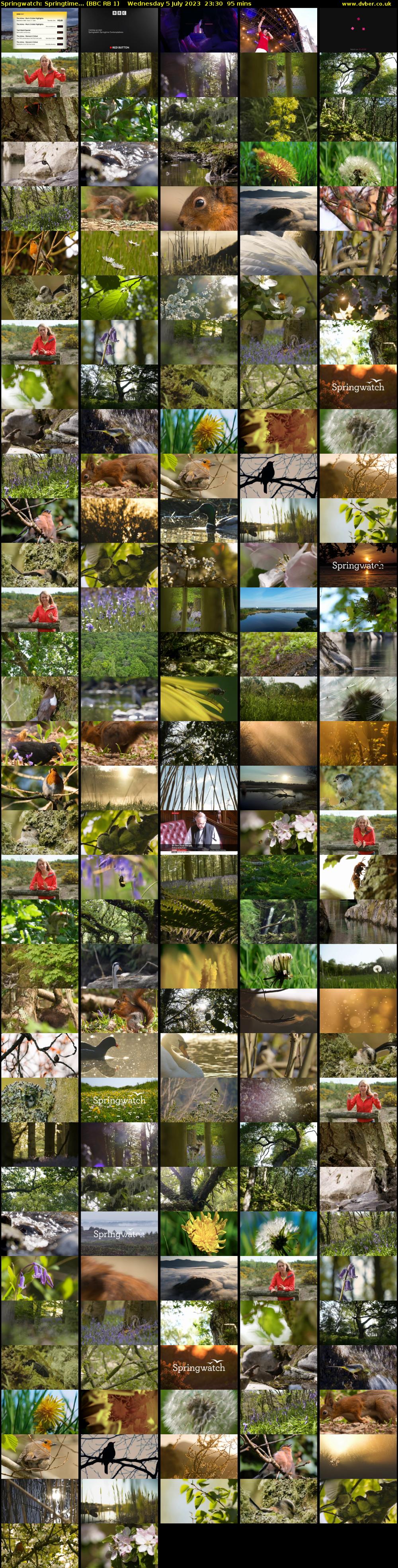 Springwatch: Springtime... (BBC RB 1) Wednesday 5 July 2023 23:30 - 01:05