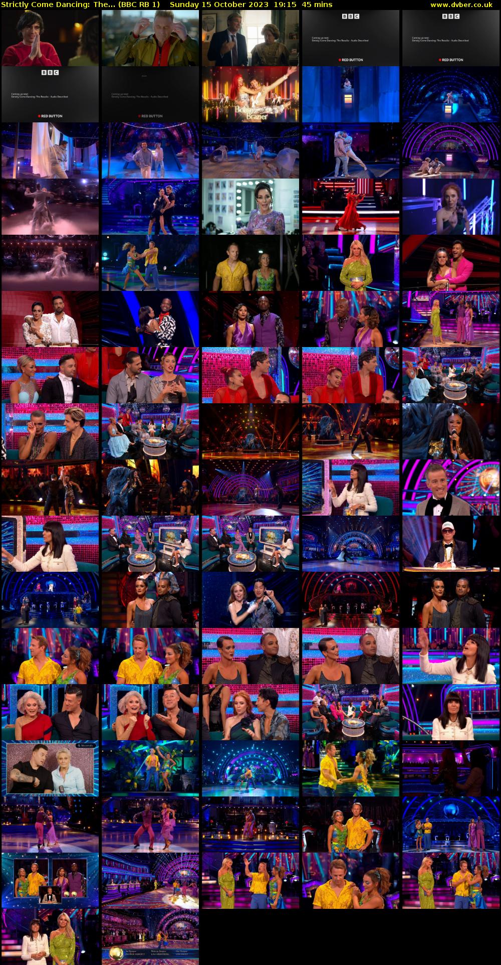 Strictly Come Dancing: The... (BBC RB 1) Sunday 15 October 2023 19:15 - 20:00