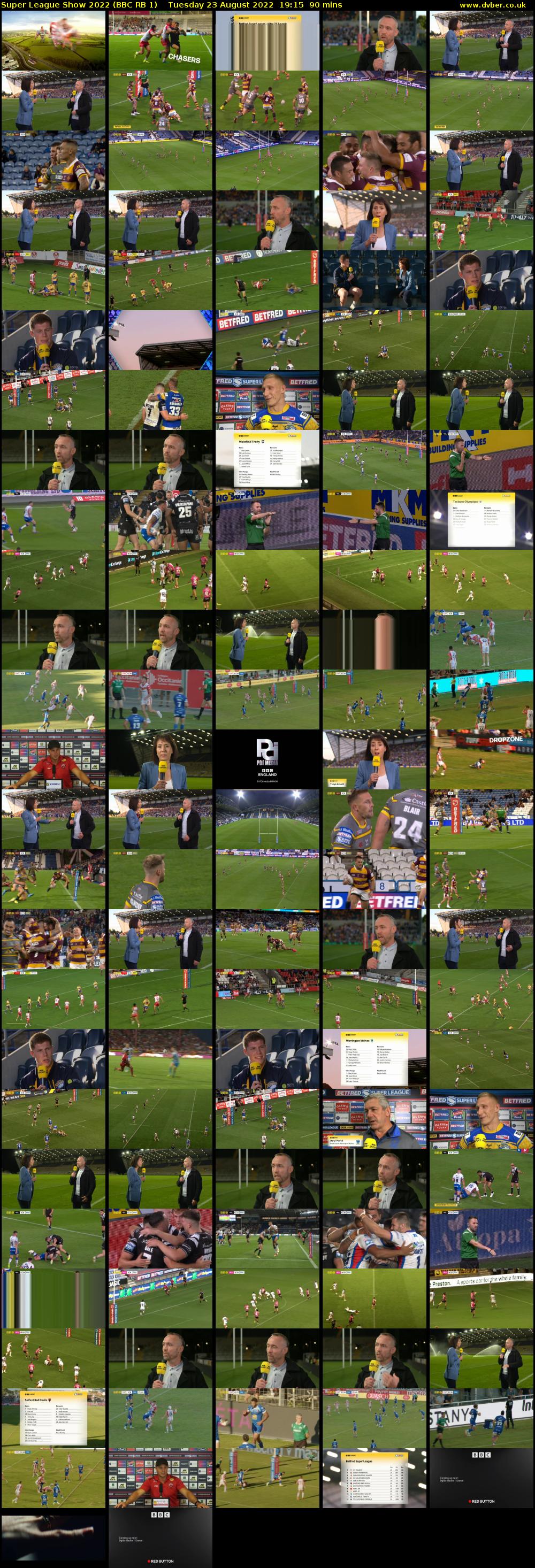 Super League Show 2022 (BBC RB 1) Tuesday 23 August 2022 19:15 - 20:45