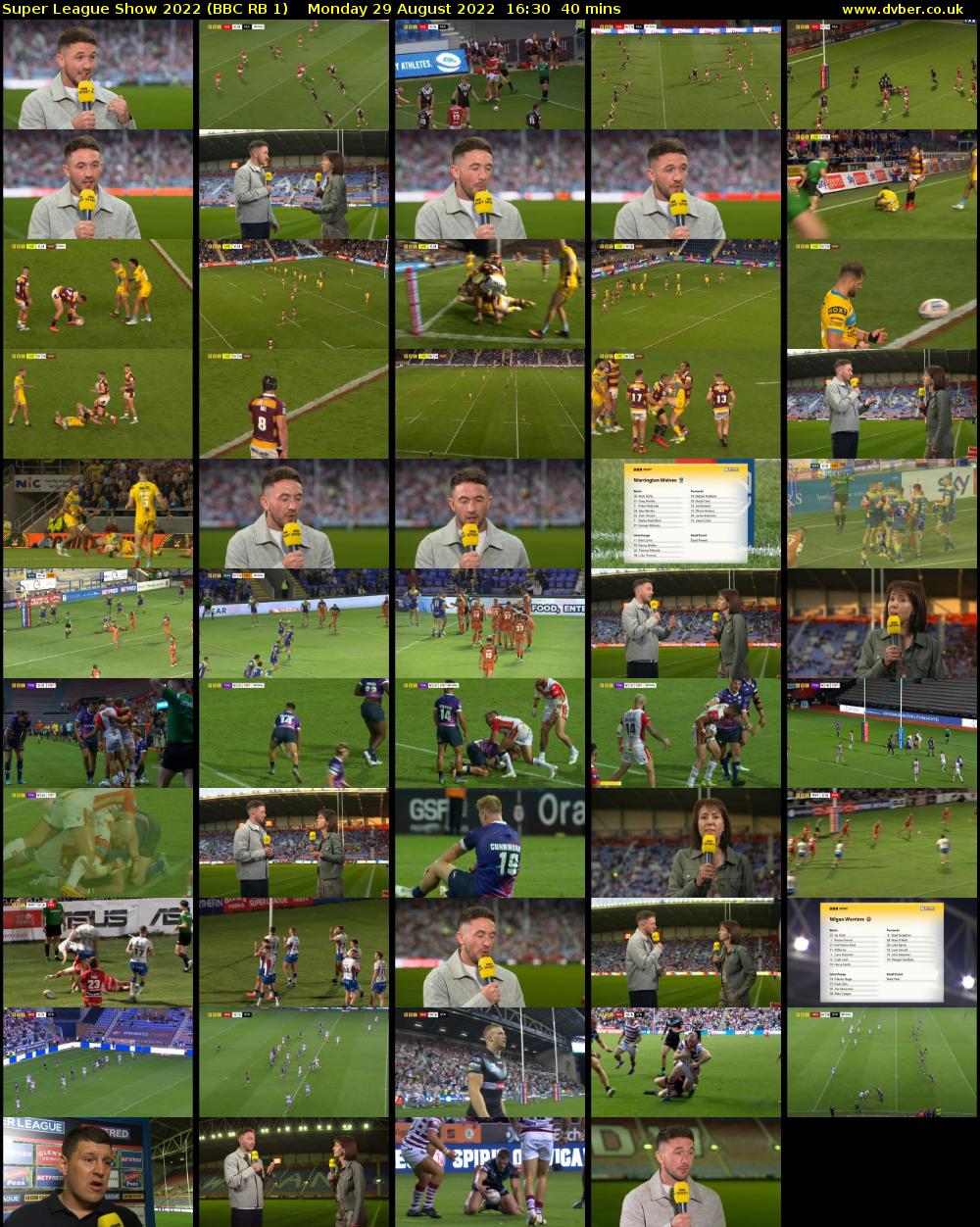 Super League Show 2022 (BBC RB 1) Monday 29 August 2022 16:30 - 17:10