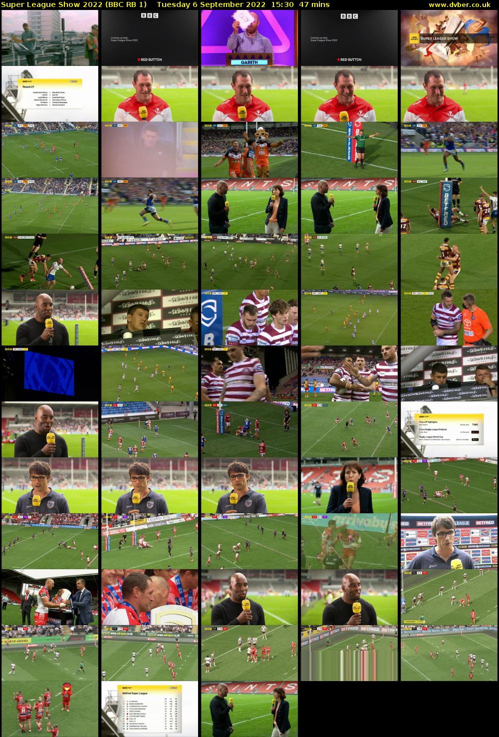 Super League Show 2022 (BBC RB 1) Tuesday 6 September 2022 15:30 - 16:17