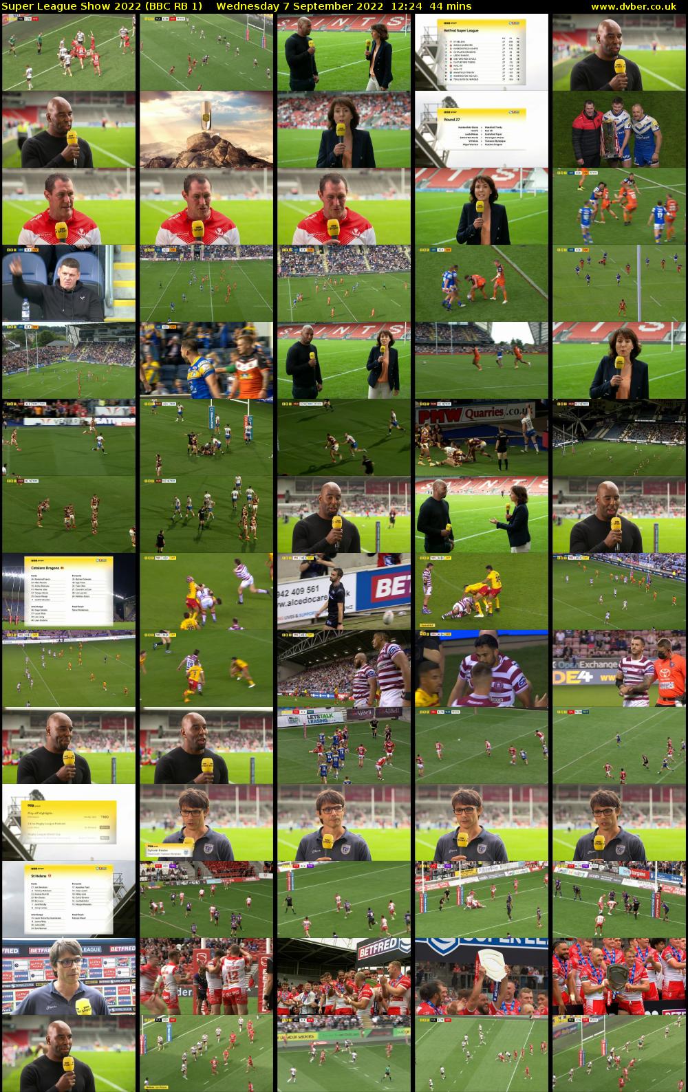 Super League Show 2022 (BBC RB 1) Wednesday 7 September 2022 12:24 - 13:08