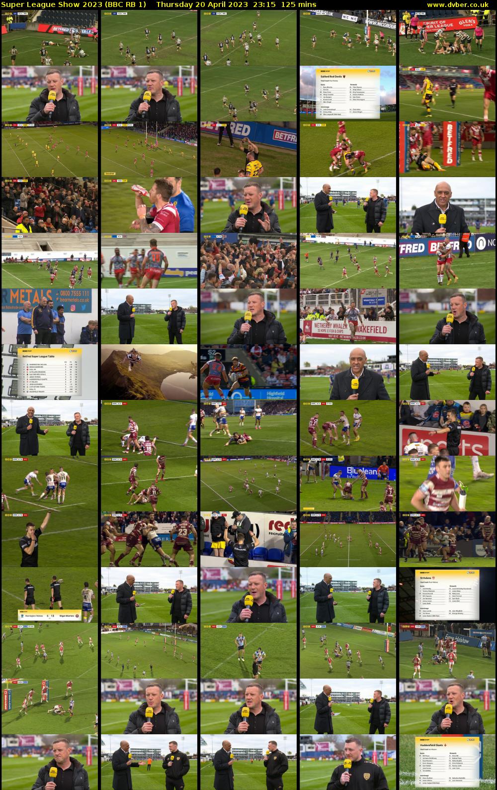 Super League Show 2023 (BBC RB 1) Thursday 20 April 2023 23:15 - 01:20