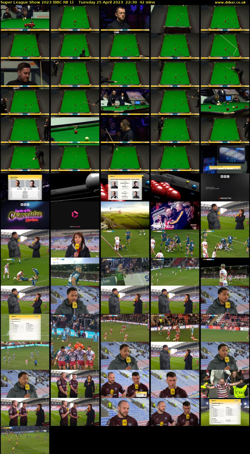 Super League Show 2023 (BBC RB 1) Tuesday 25 April 2023 22:30 - 23:12