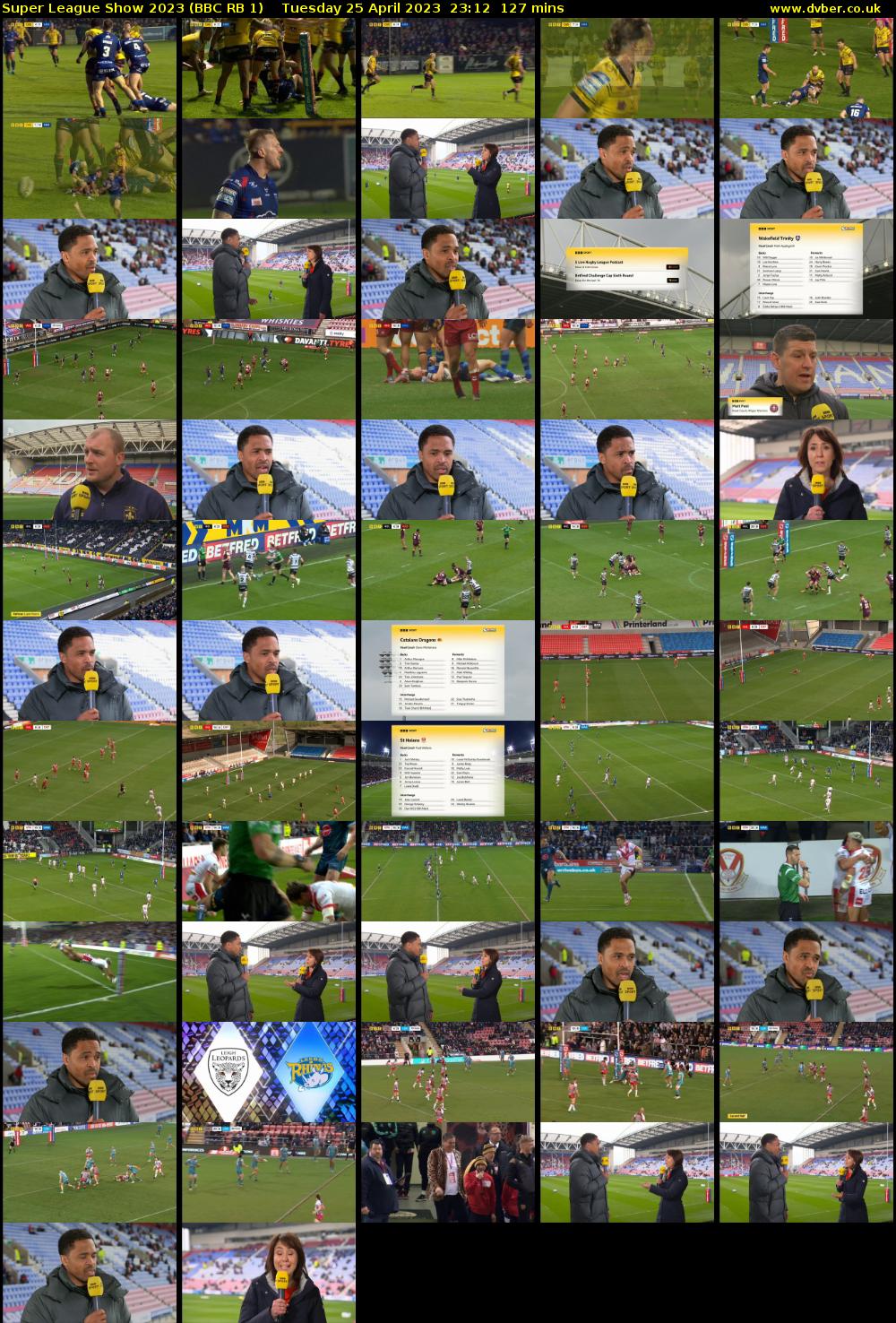 Super League Show 2023 (BBC RB 1) Tuesday 25 April 2023 23:12 - 01:19