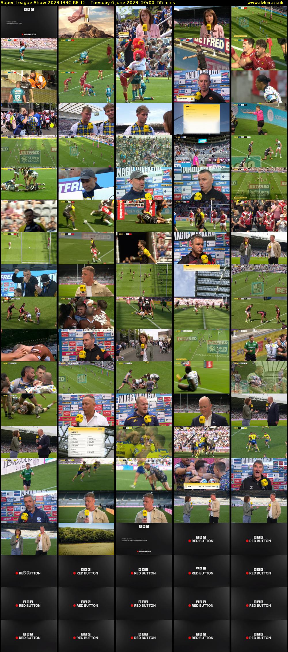 Super League Show 2023 (BBC RB 1) Tuesday 6 June 2023 20:00 - 20:55