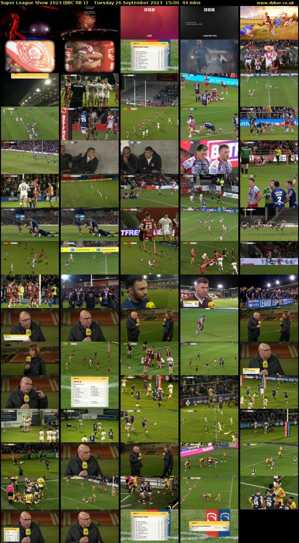 Super League Show 2023 (BBC RB 1) Tuesday 26 September 2023 15:00 - 15:44
