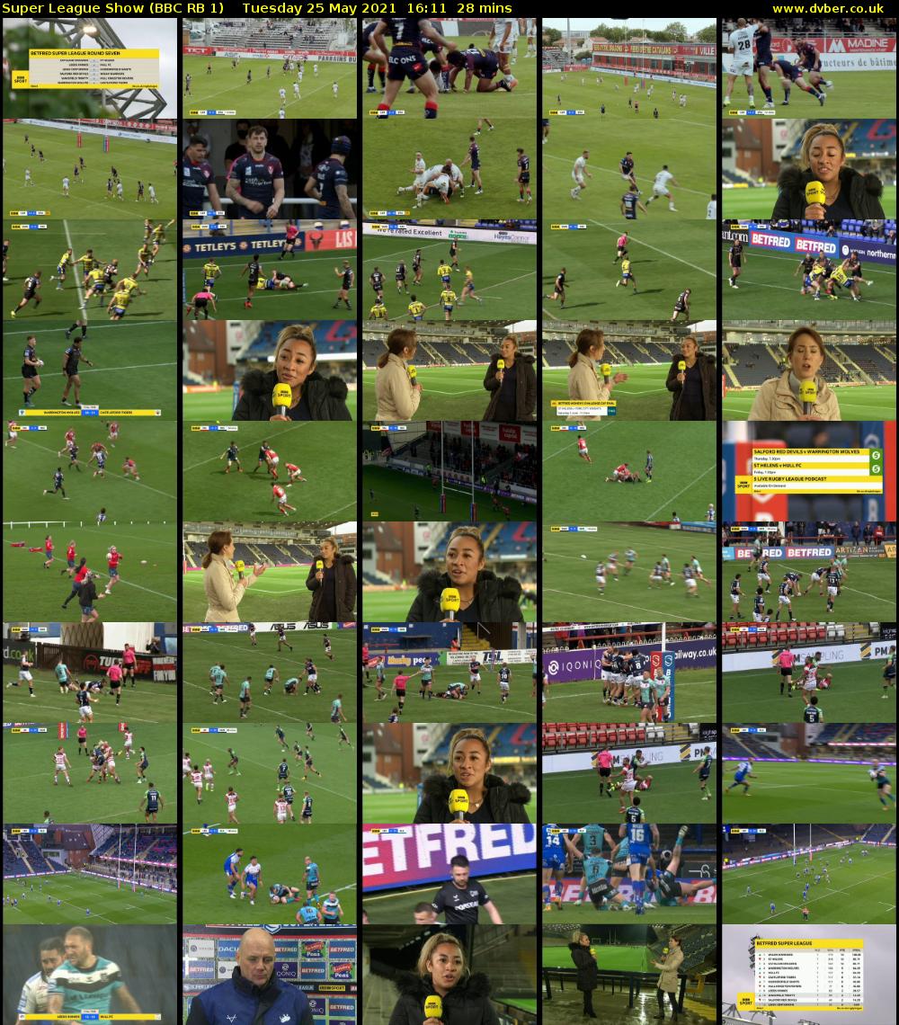 Super League Show (BBC RB 1) Tuesday 25 May 2021 16:11 - 16:39
