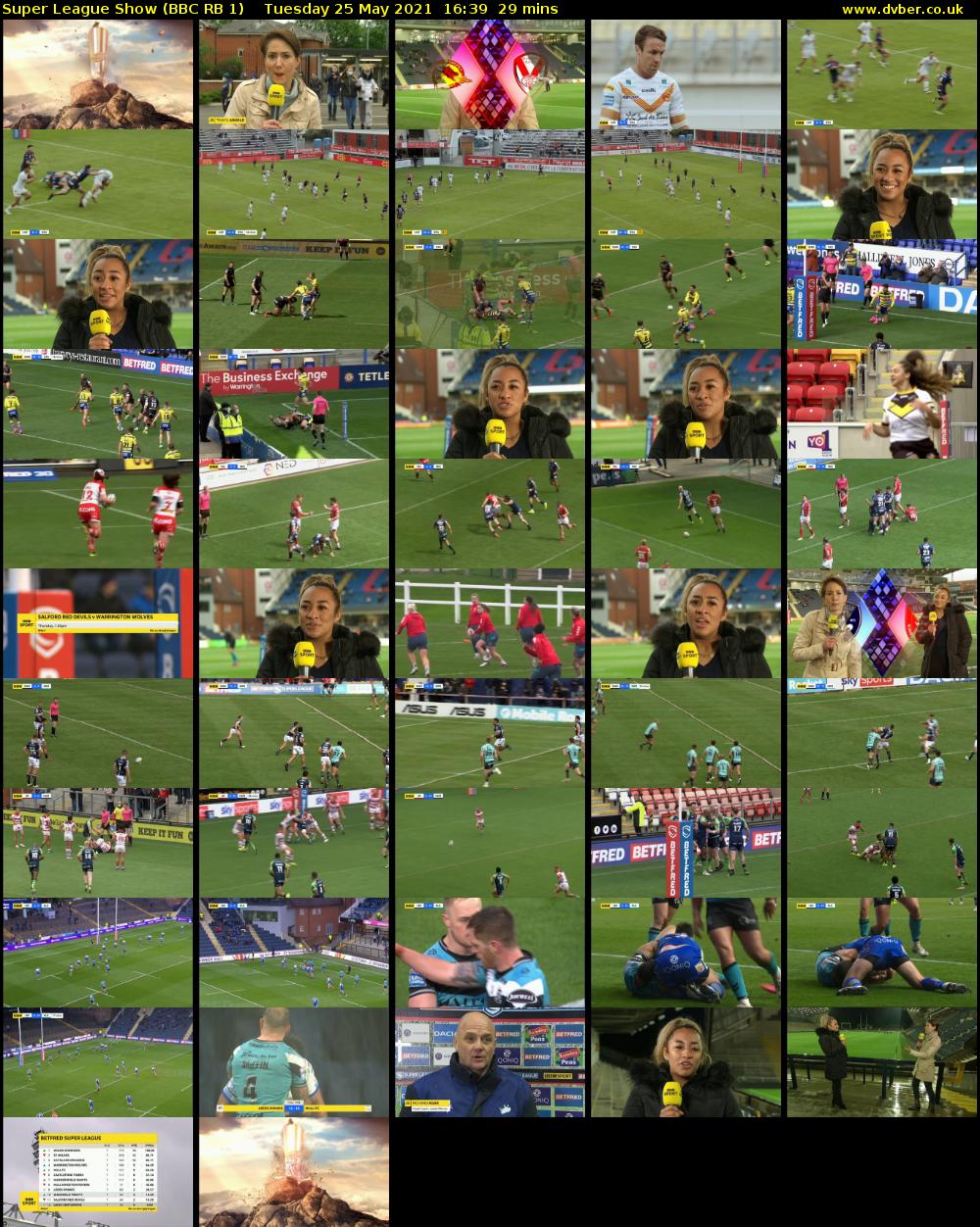 Super League Show (BBC RB 1) Tuesday 25 May 2021 16:39 - 17:08