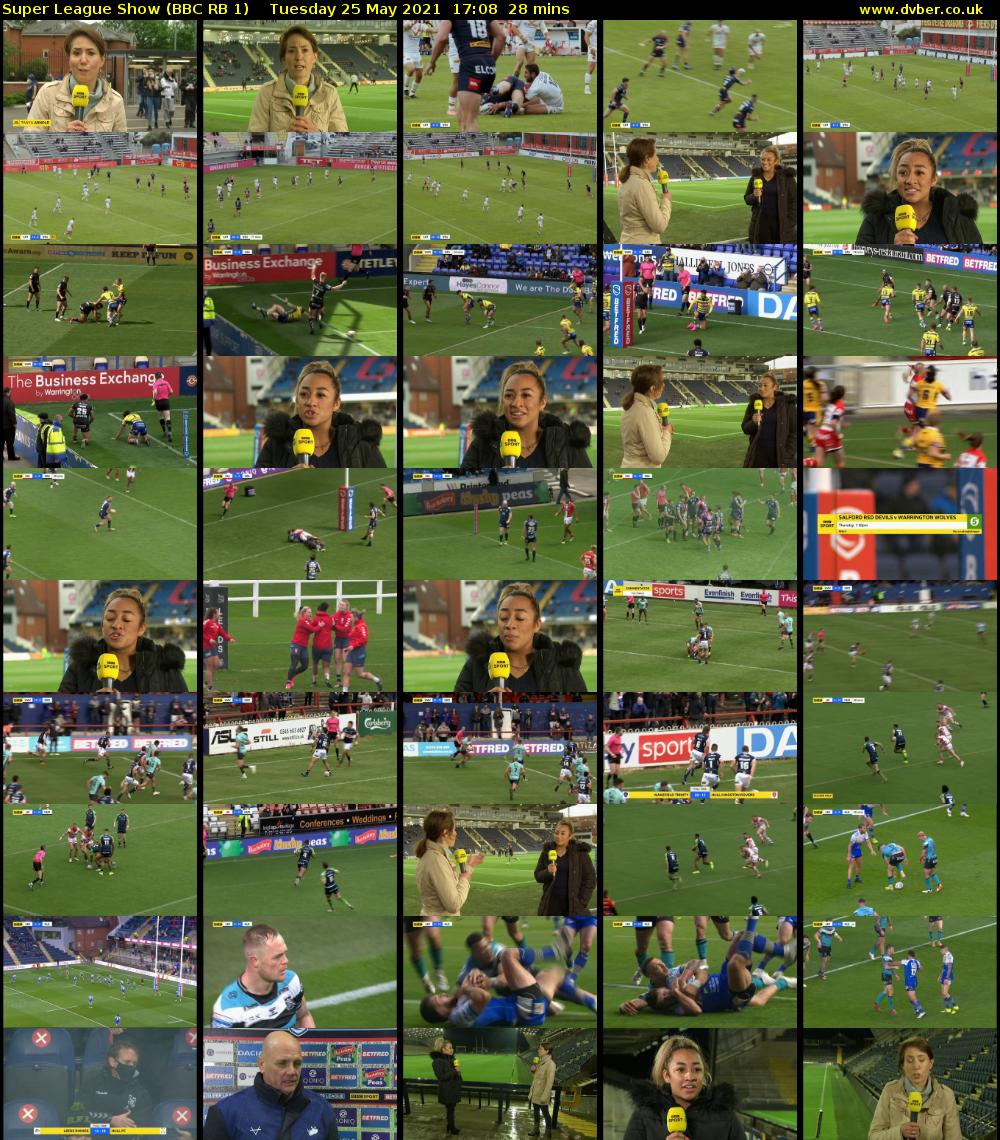 Super League Show (BBC RB 1) Tuesday 25 May 2021 17:08 - 17:36