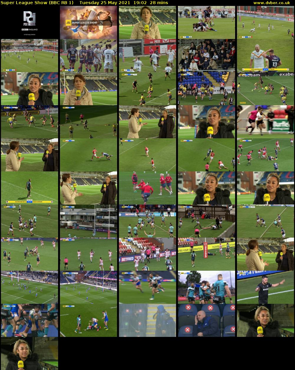 Super League Show (BBC RB 1) Tuesday 25 May 2021 19:02 - 19:30