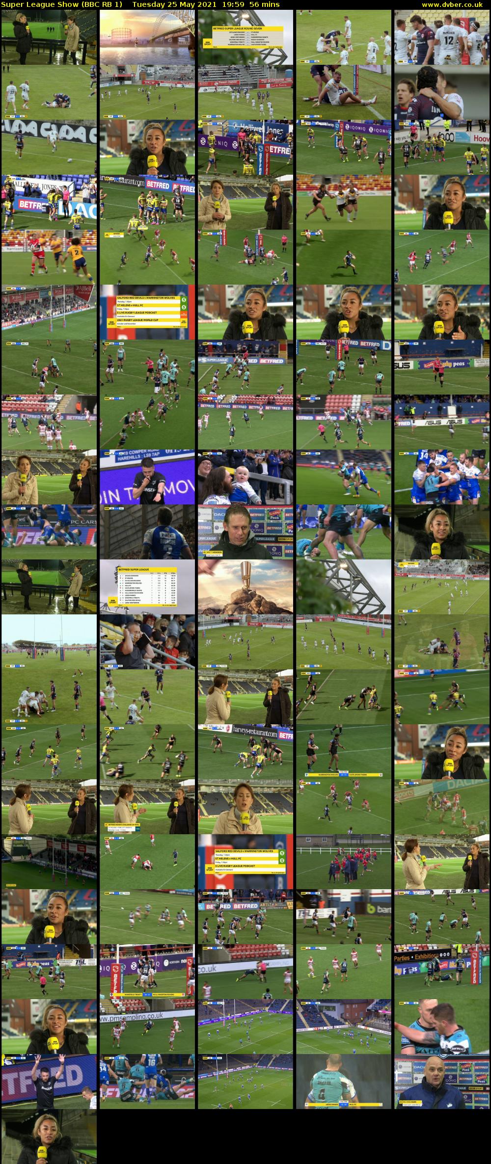 Super League Show (BBC RB 1) Tuesday 25 May 2021 19:59 - 20:55
