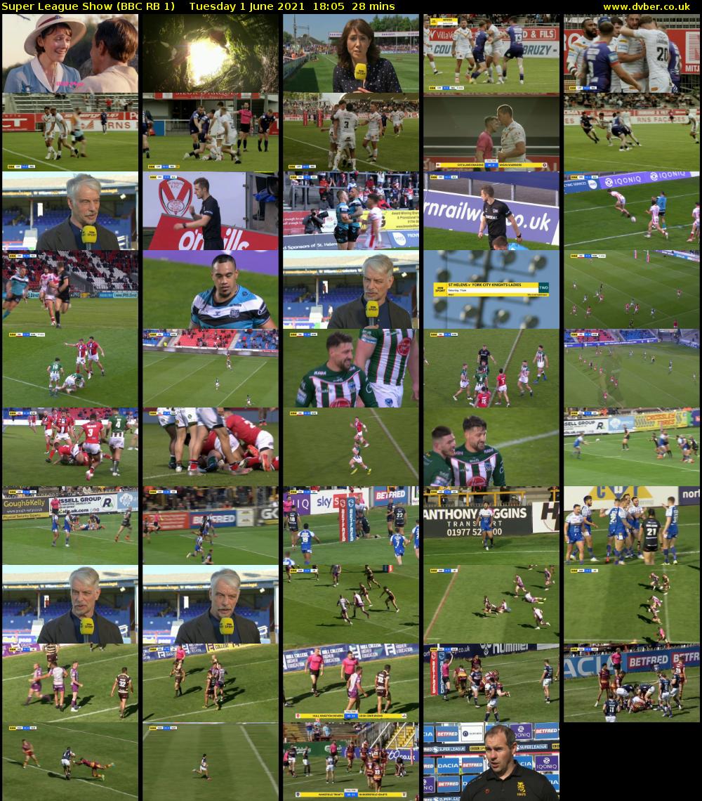 Super League Show (BBC RB 1) Tuesday 1 June 2021 18:05 - 18:33