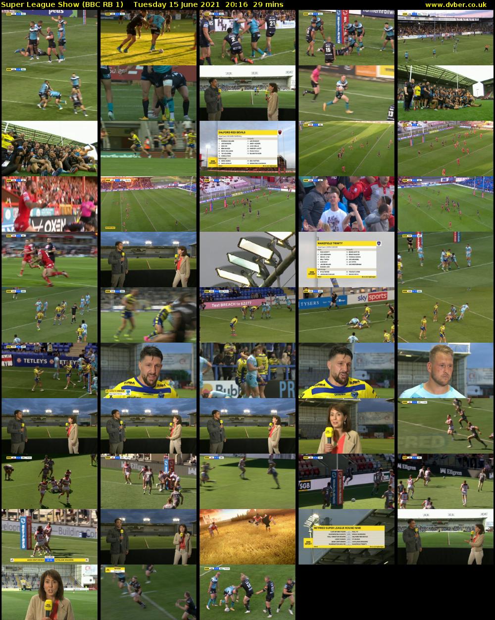 Super League Show (BBC RB 1) Tuesday 15 June 2021 20:16 - 20:45