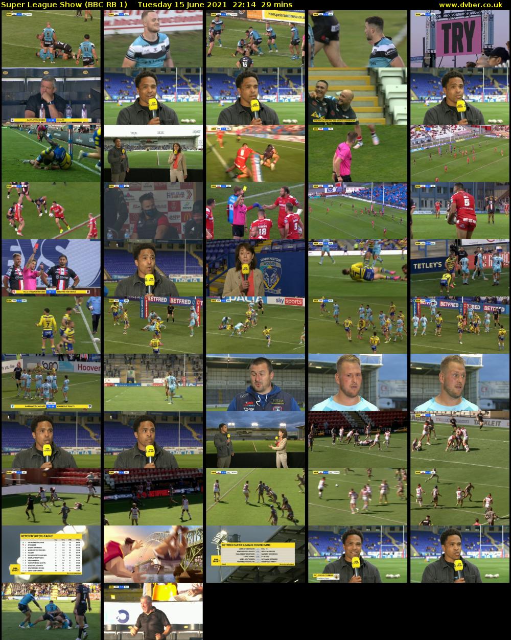 Super League Show (BBC RB 1) Tuesday 15 June 2021 22:14 - 22:43