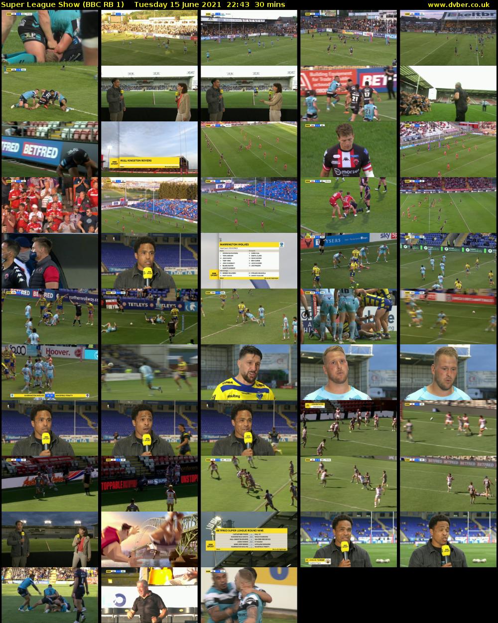 Super League Show (BBC RB 1) Tuesday 15 June 2021 22:43 - 23:13