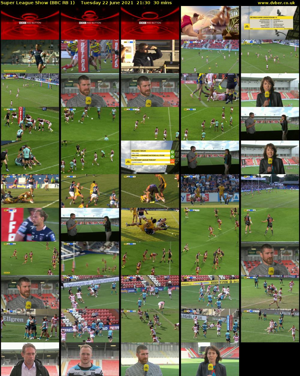 Super League Show (BBC RB 1) Tuesday 22 June 2021 21:30 - 22:00