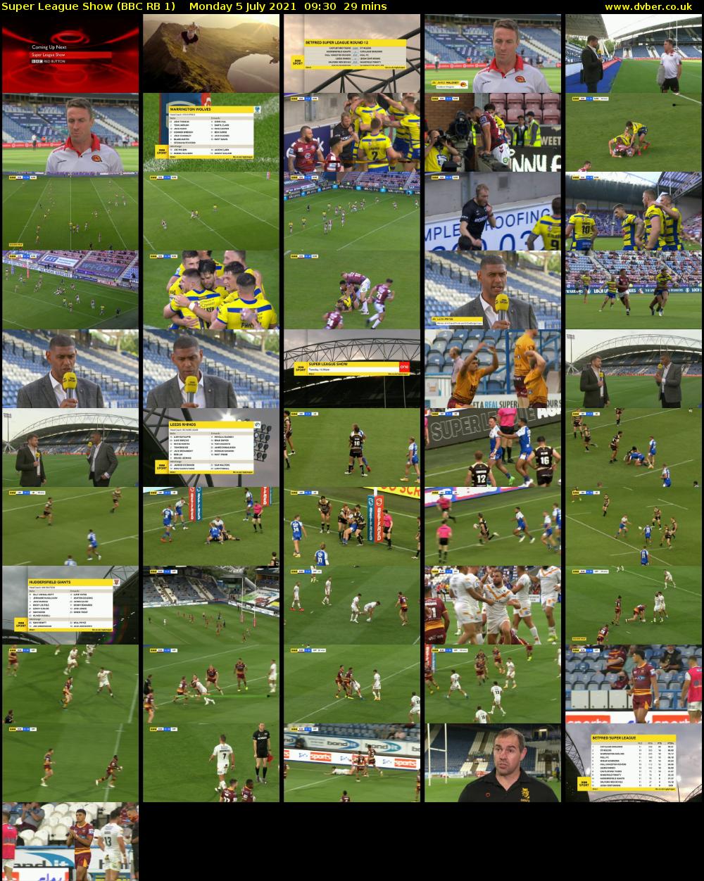 Super League Show (BBC RB 1) Monday 5 July 2021 09:30 - 09:59