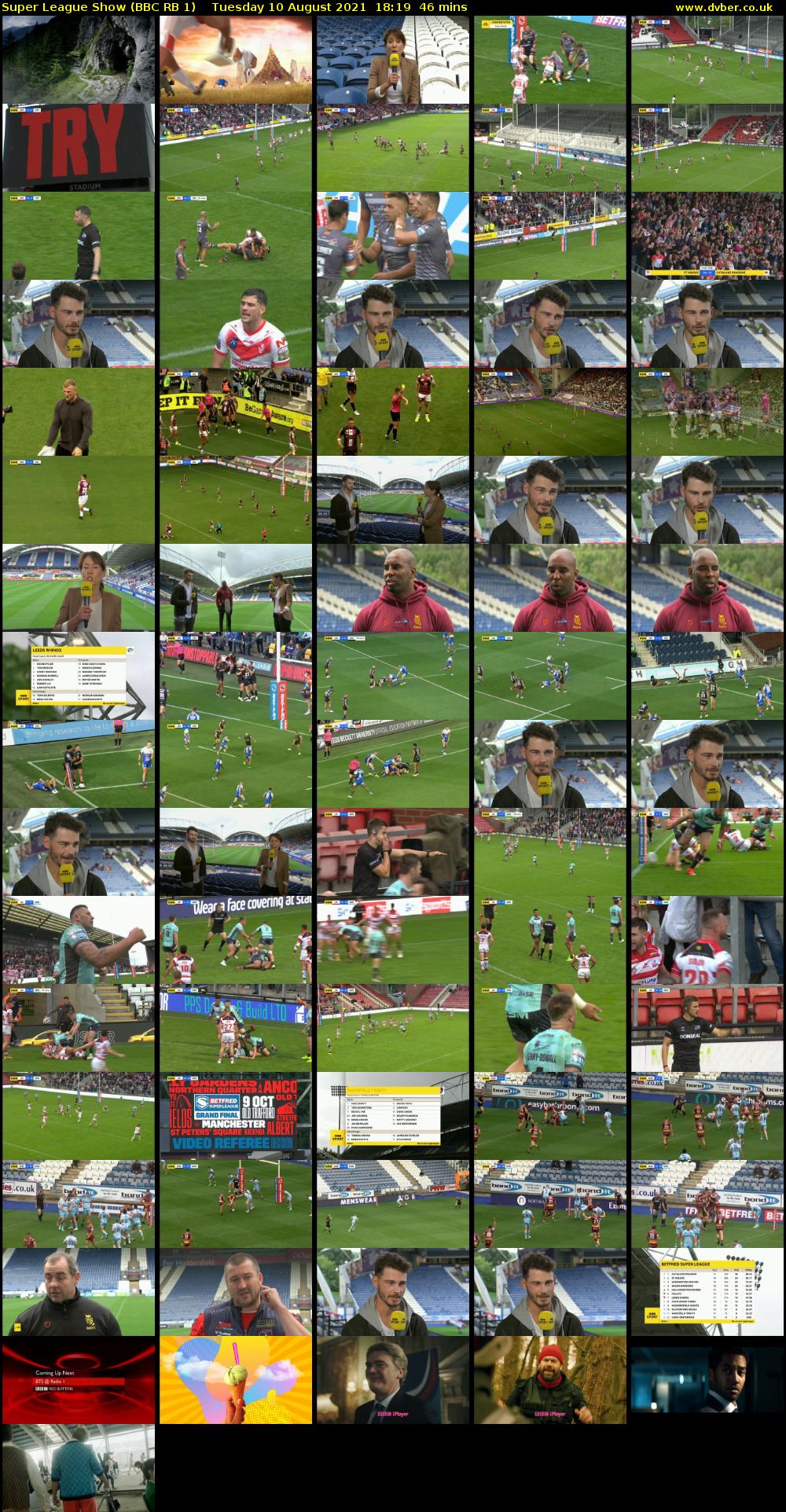 Super League Show (BBC RB 1) Tuesday 10 August 2021 18:19 - 19:05