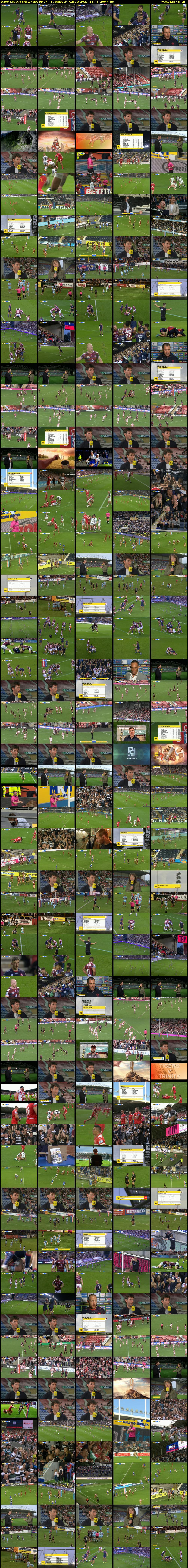 Super League Show (BBC RB 1) Tuesday 24 August 2021 15:45 - 19:14