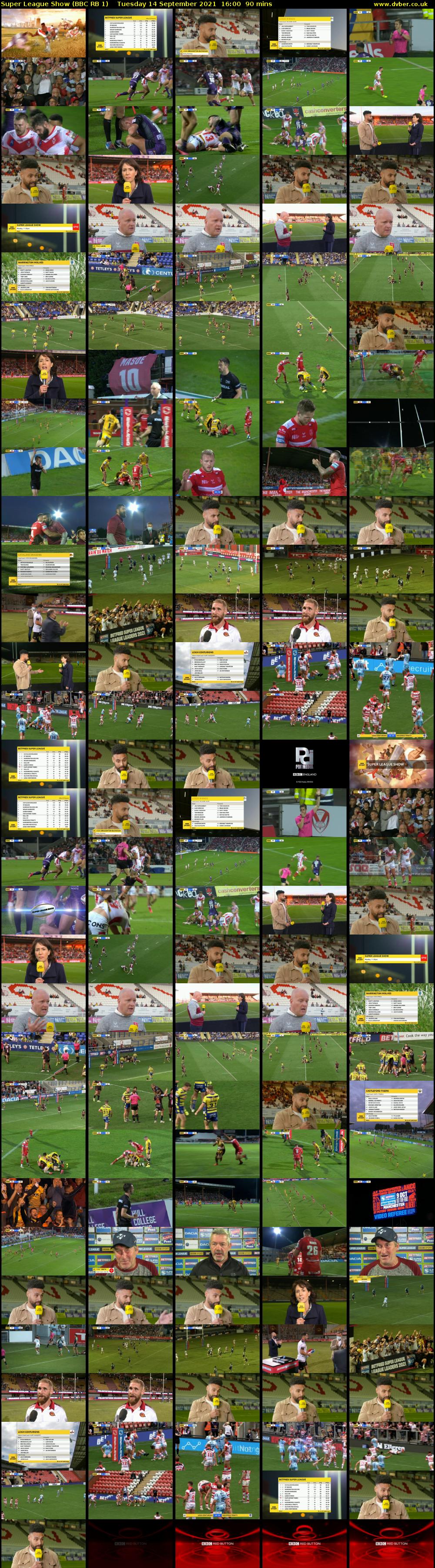 Super League Show (BBC RB 1) Tuesday 14 September 2021 16:00 - 17:30