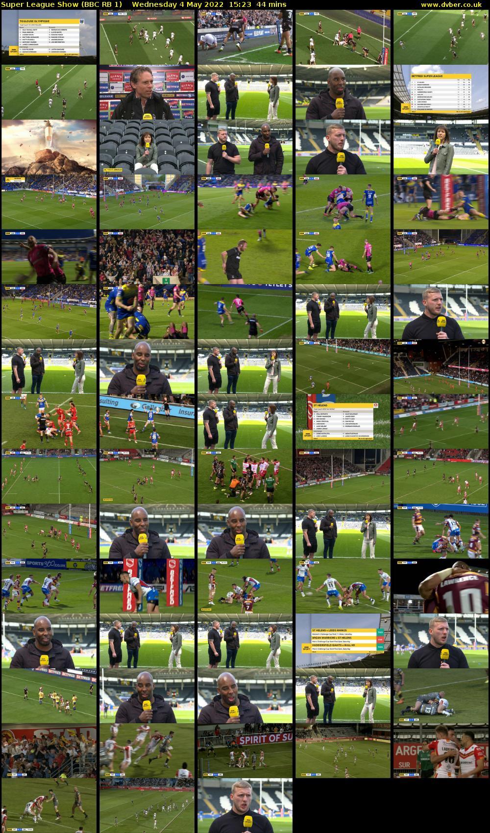 Super League Show (BBC RB 1) Wednesday 4 May 2022 15:23 - 16:07