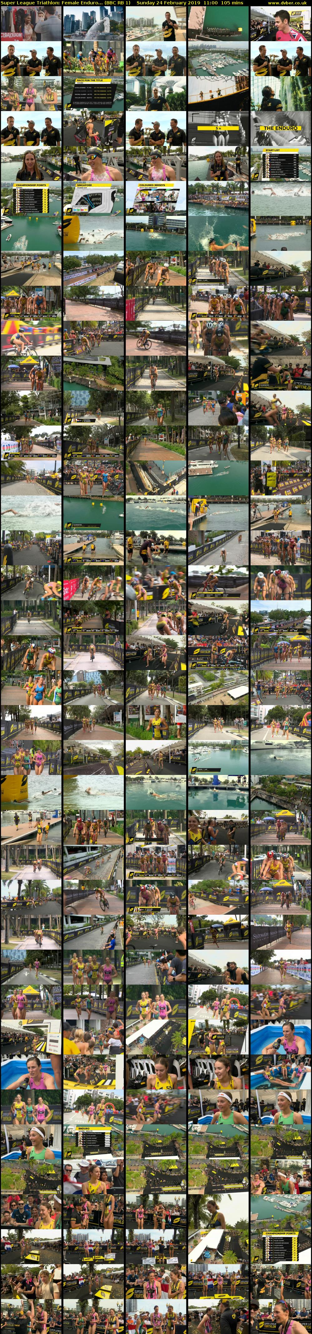 Super League Triathlon: Female Enduro... (BBC RB 1) Sunday 24 February 2019 11:00 - 12:45