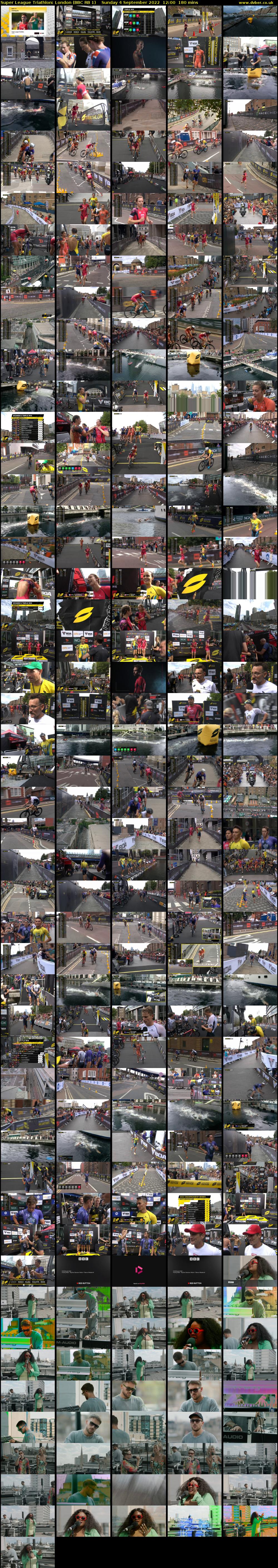 Super League Triathlon: London (BBC RB 1) Sunday 4 September 2022 12:00 - 15:00