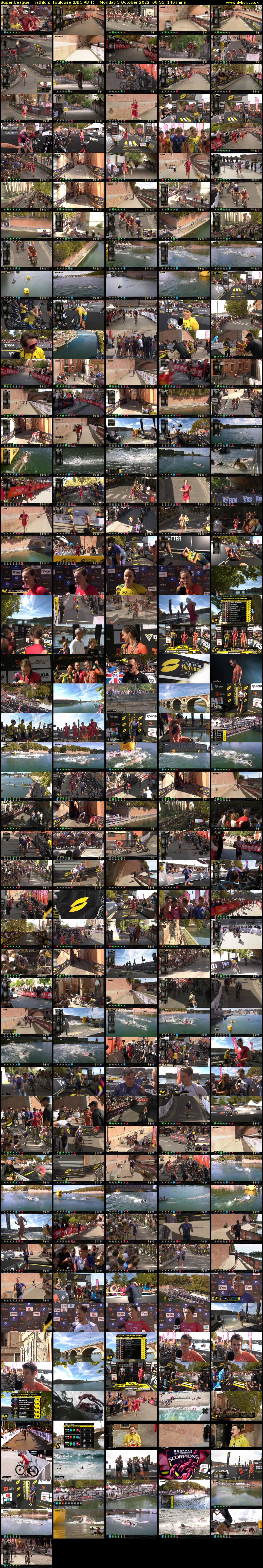 Super League Triathlon: Toulouse (BBC RB 1) Monday 3 October 2022 09:55 - 12:24
