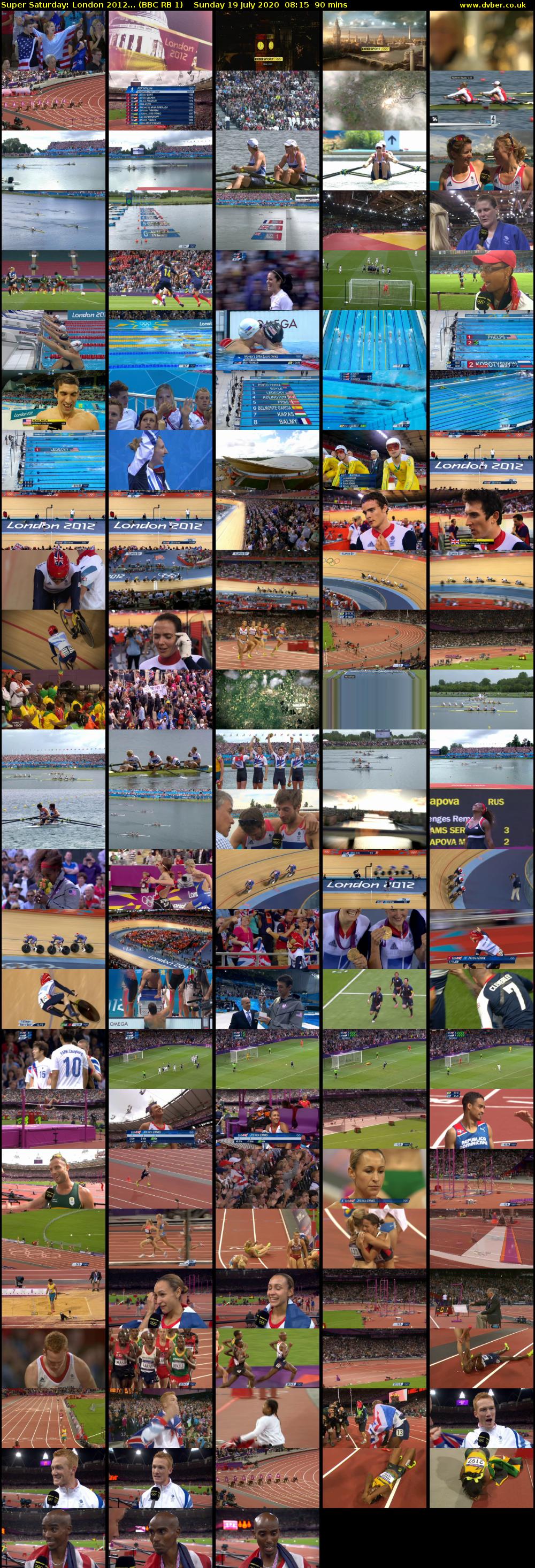 Super Saturday: London 2012... (BBC RB 1) Sunday 19 July 2020 08:15 - 09:45