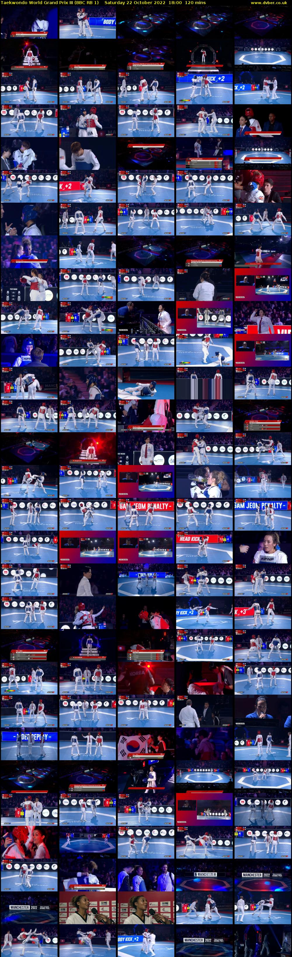 Taekwondo World Grand Prix III (BBC RB 1) Saturday 22 October 2022 18:00 - 20:00