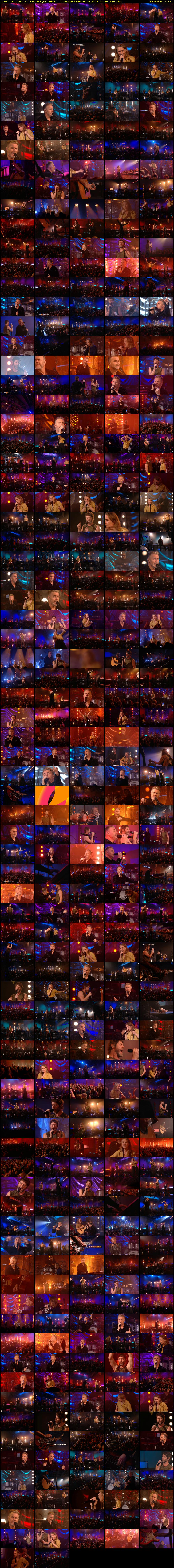 Take That: Radio 2 In Concert (BBC RB 1) Thursday 7 December 2023 06:20 - 10:00