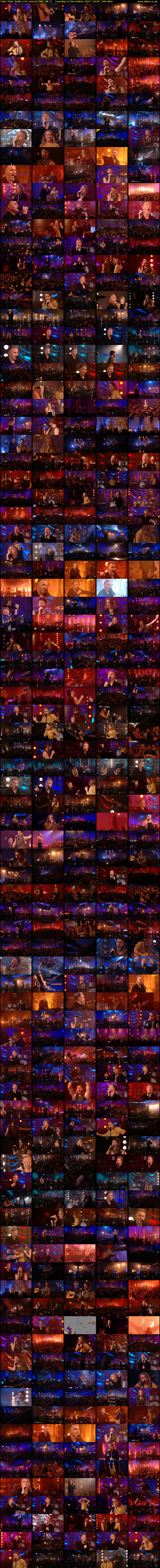 Take That: Radio 2 In Concert (BBC RB 1) Tuesday 12 December 2023 10:00 - 14:00