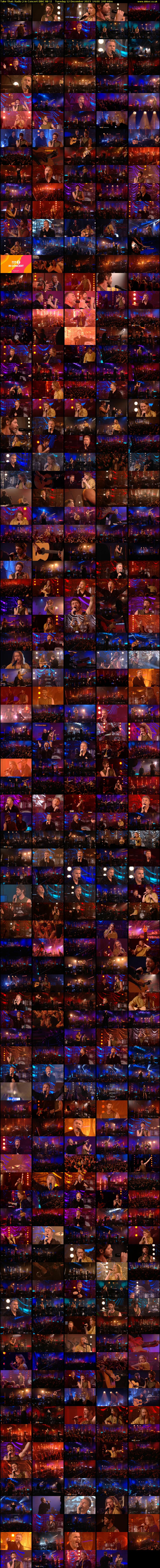 Take That: Radio 2 In Concert (BBC RB 1) Tuesday 12 December 2023 14:00 - 18:00