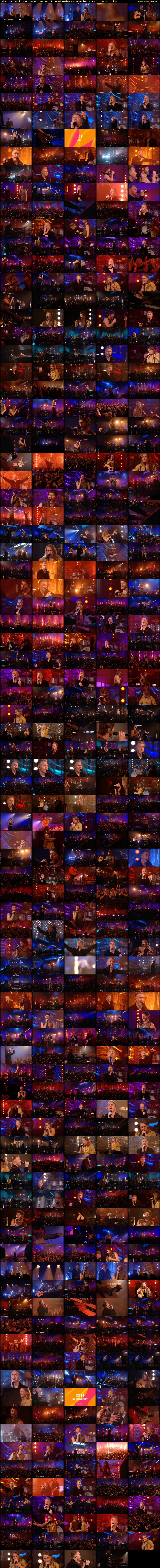 Take That: Radio 2 In Concert (BBC RB 1) Wednesday 13 December 2023 10:00 - 14:00