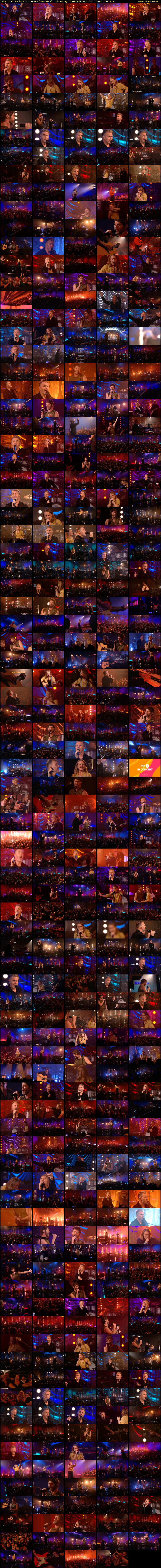 Take That: Radio 2 In Concert (BBC RB 1) Thursday 14 December 2023 14:00 - 18:00