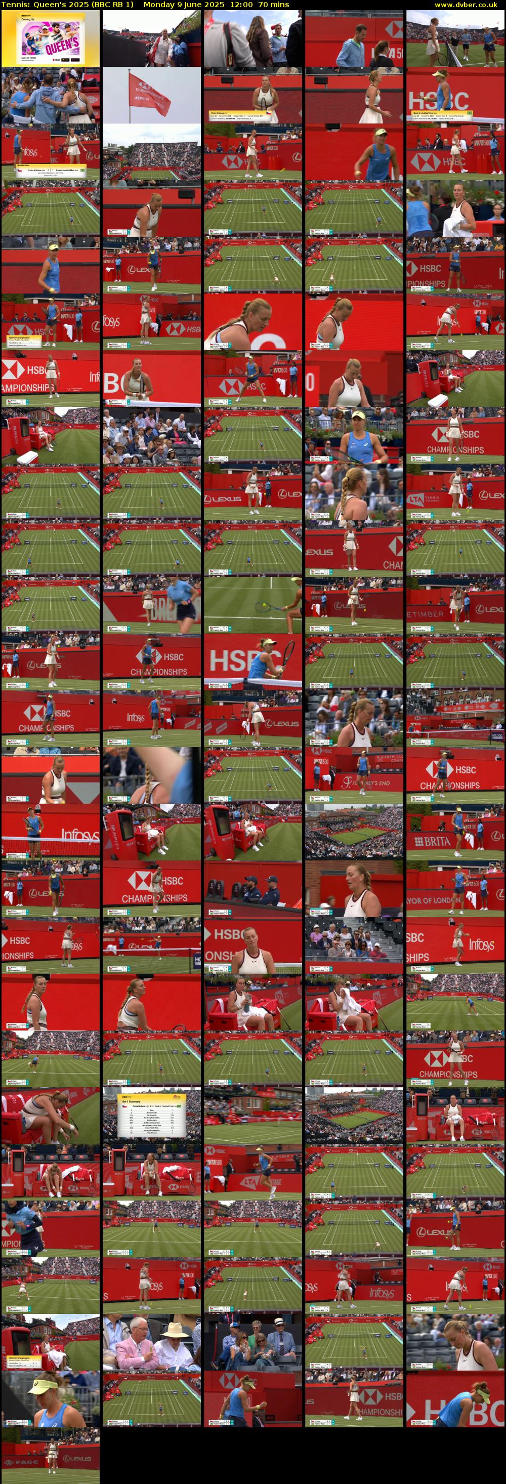 Tennis: Queen's 2025 (BBC RB 1) Monday 9 June 2025 12:00 - 13:10